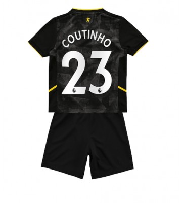 Aston Villa Philippe Coutinho #23 Tredjedraktsett Barn 2022-23 Kortermet (+ Korte bukser)